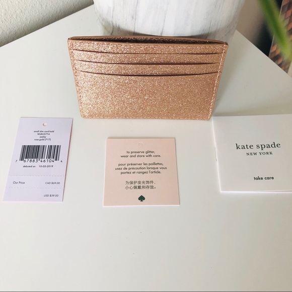 KATE SPADE ROSE GOLD JOELEY LARGE TOTE 4PC SET - Picture 6 of 8